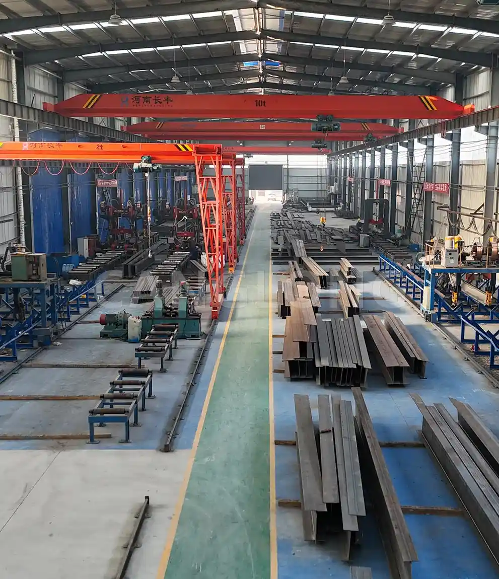 steel structure processing workshop