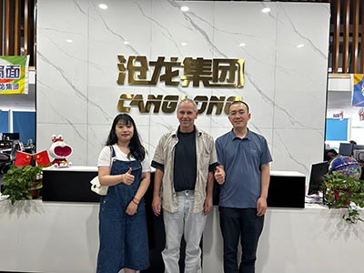 German client visiting