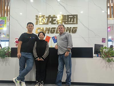 Australian client visiting