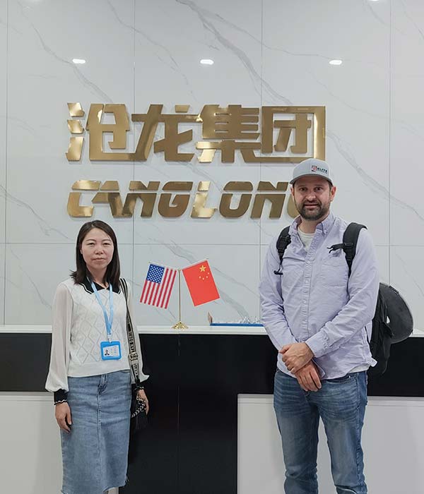 American client visiting