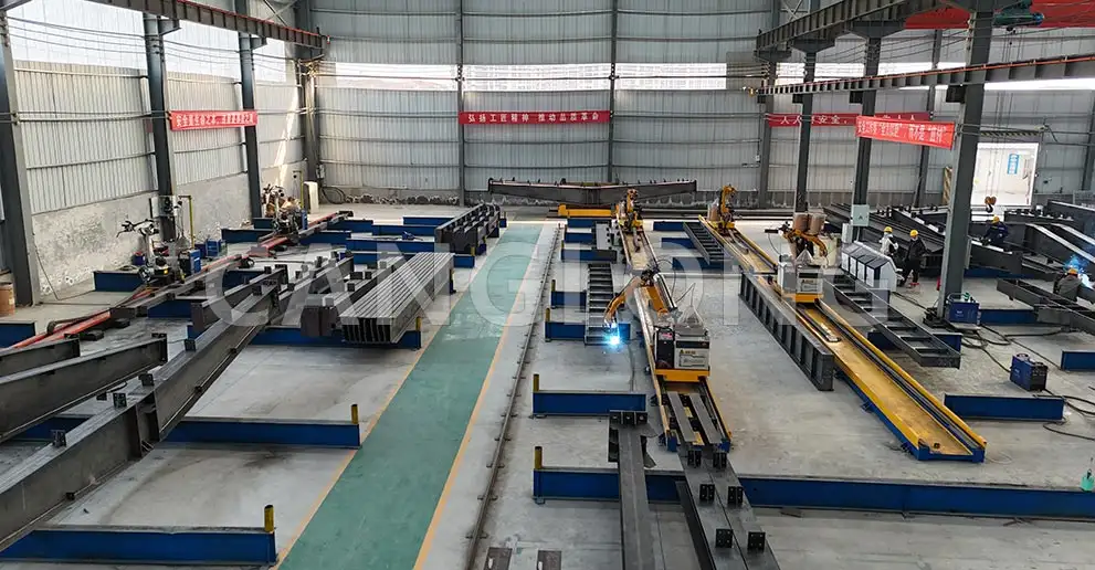 steel structure welding workshop