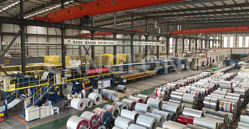 sandwich panel production workshop
