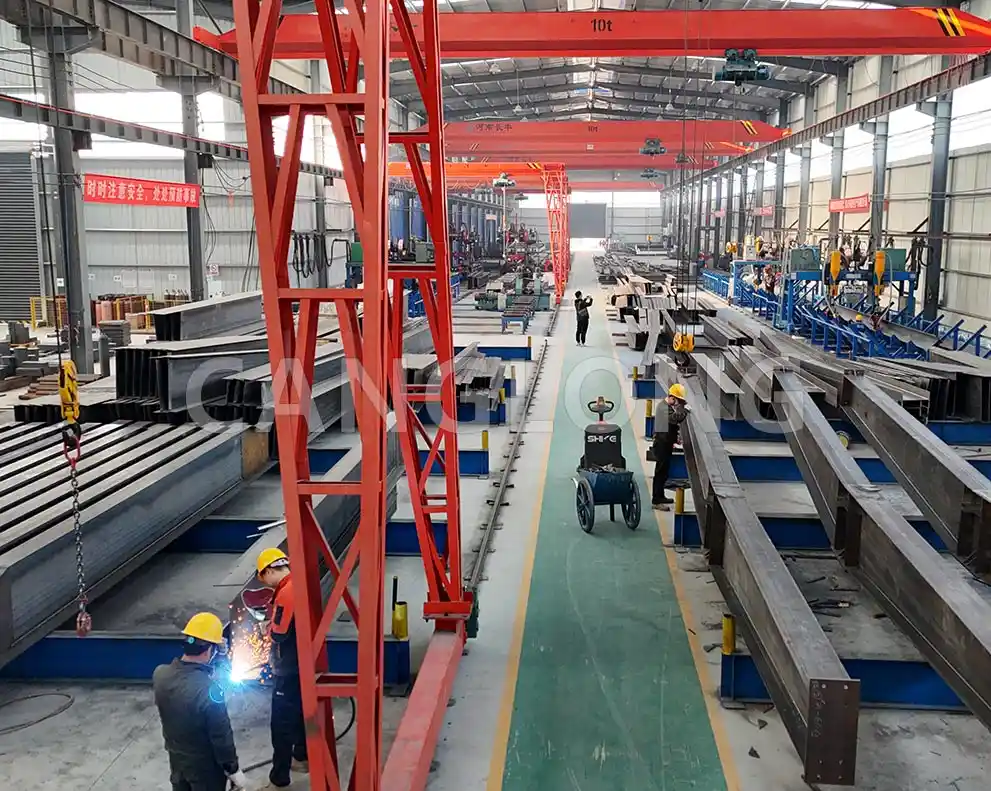 steel structure processing workshop
