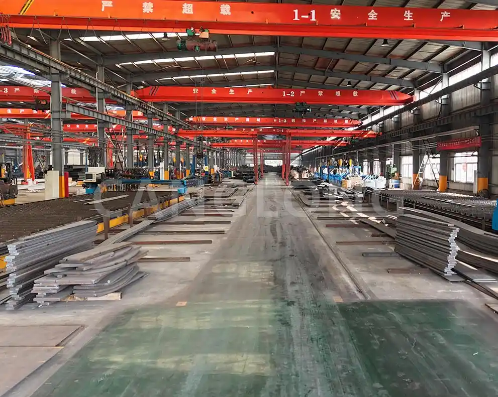 steel structure production workshop