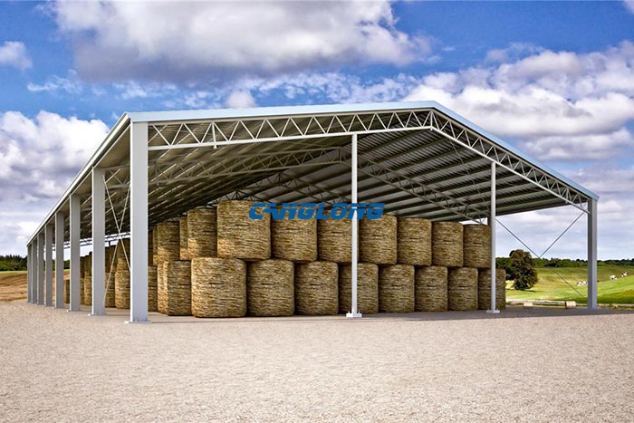 Open Style Steel Shed