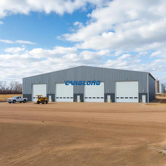 Double Slope Warehouse