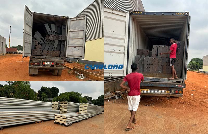 steel structure arrived