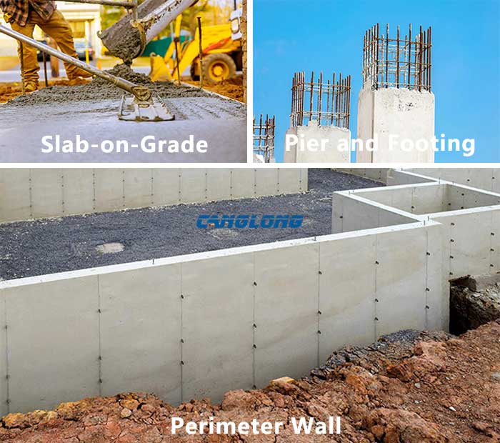 steel building base system