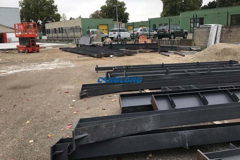 steel structure arrived