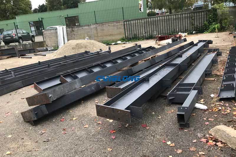 steel structure arrived