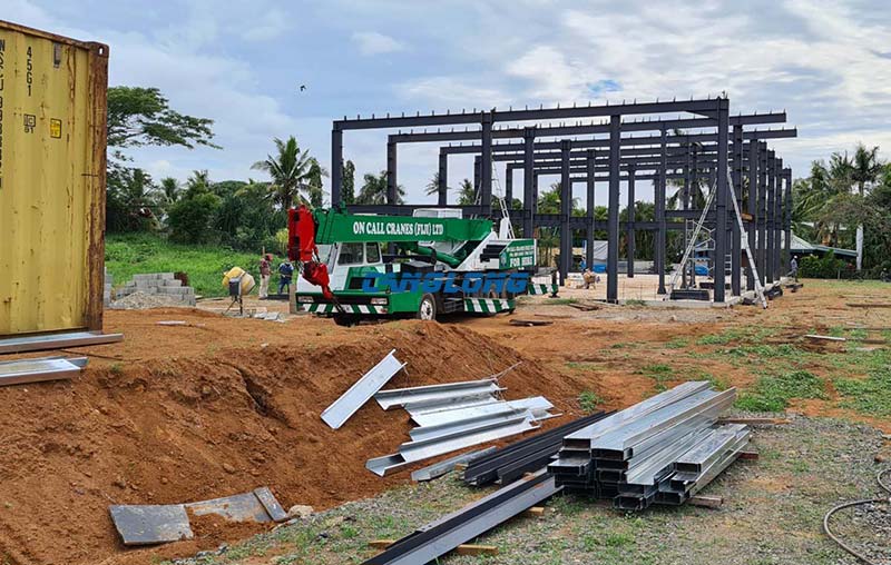 steel structure arrived