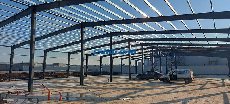 warehouse steel structure installation
