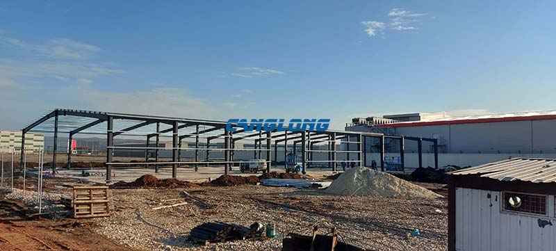 warehouse steel structure installation