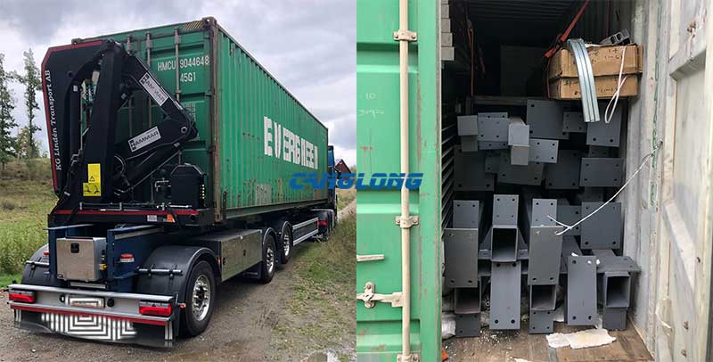 steel structure arrived