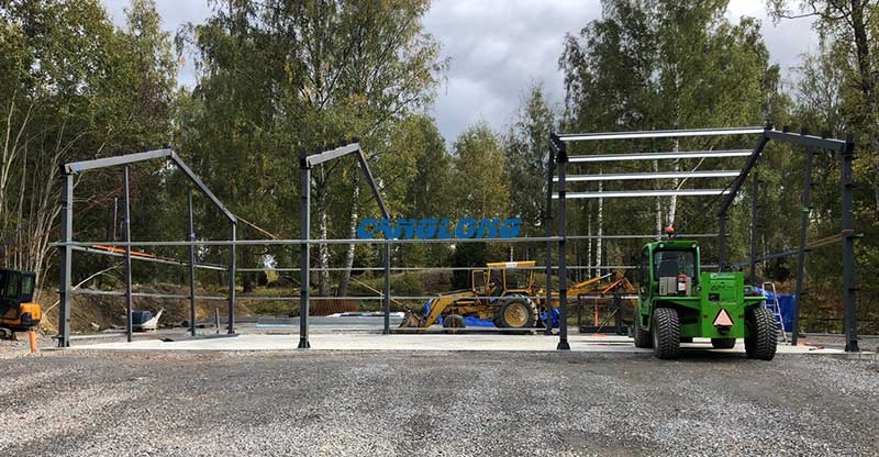 steel structure installation