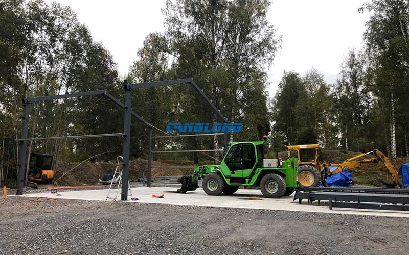 steel structure installation