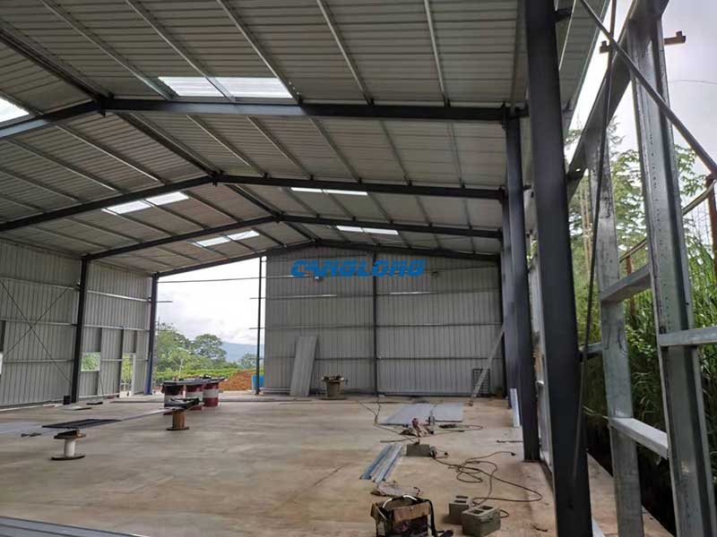 steel structure warehouse installation