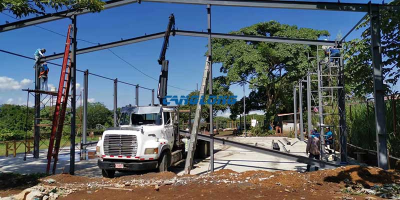 steel structure installation