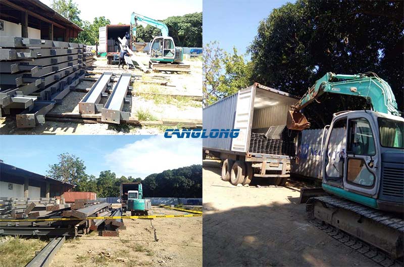 steel structure arrived
