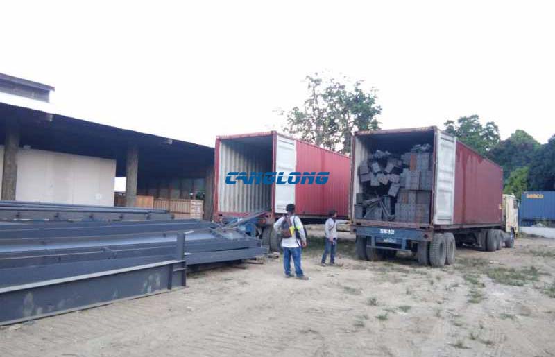 steel structure arrived