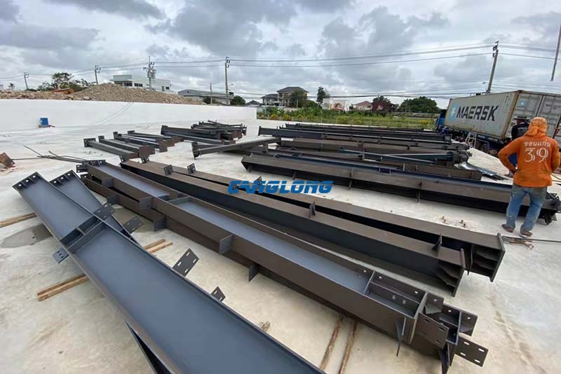 steel structure arrived