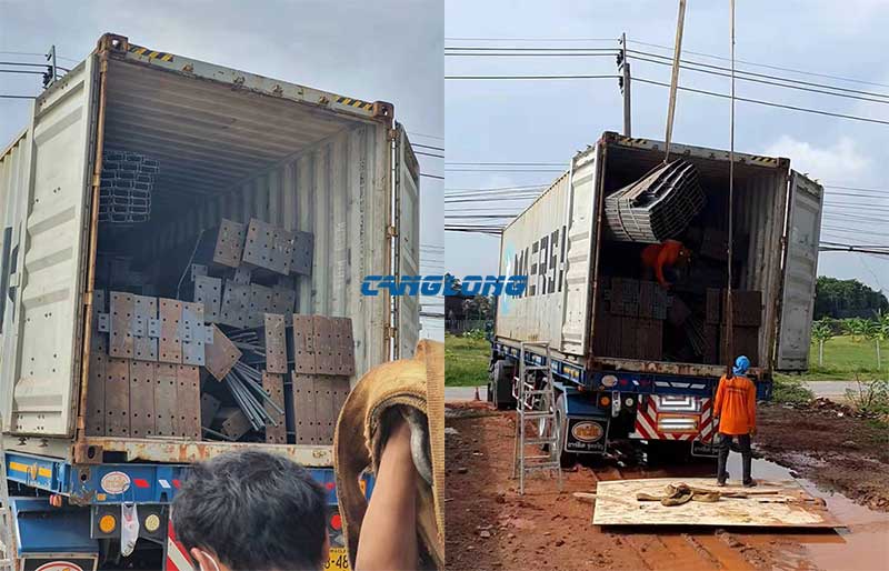steel structure arrived