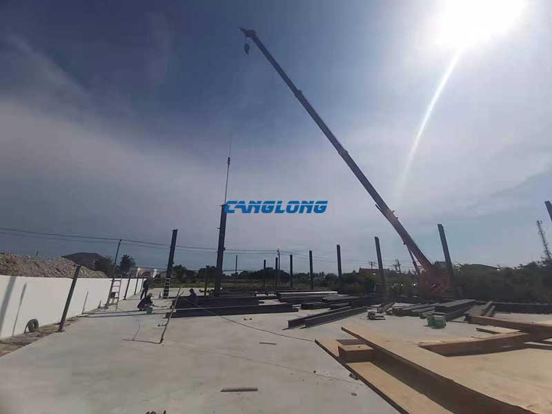 steel structure installation