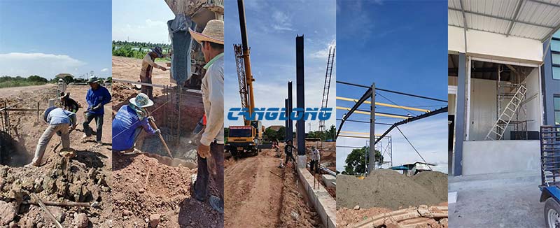 steel structure installation