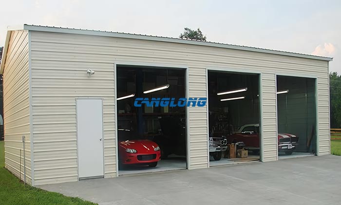 steel structure garage