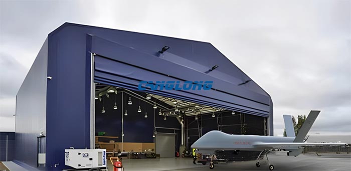 aircraft maintenance hangar