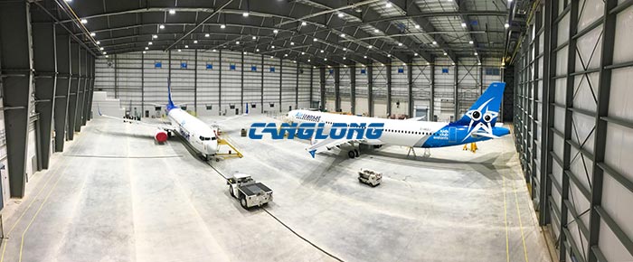 aircraft maintenance hangar