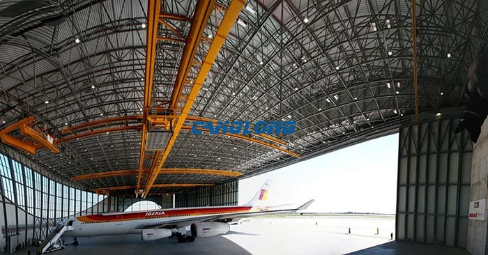 aircraft maintenance hangar