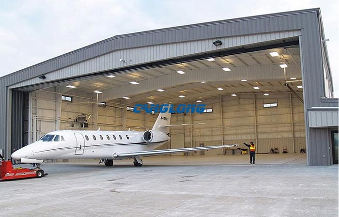 aircraft maintenance hangar