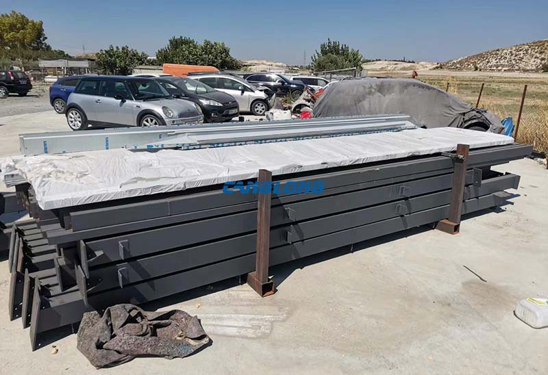 steel structure arrived