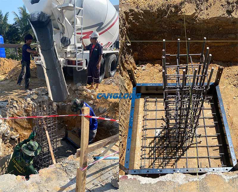 foundation installation