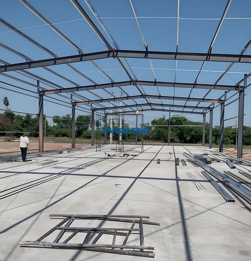 steel structure installation