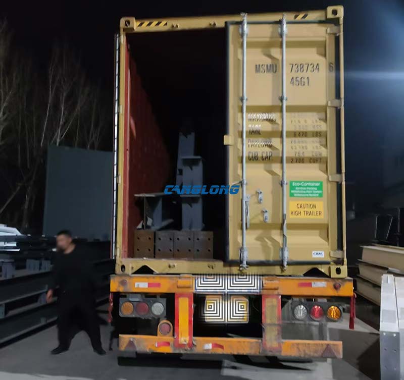 steel structure kits shipment