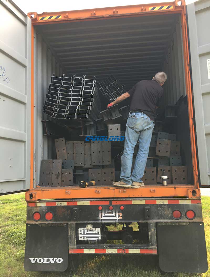 steel structure received goods