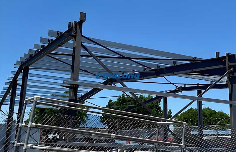warehouse steel structure installation