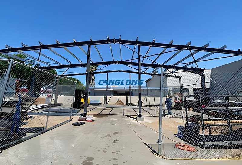 warehouse steel structure installation