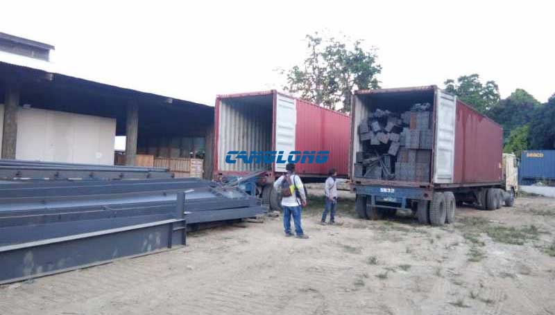 steel structure arrived