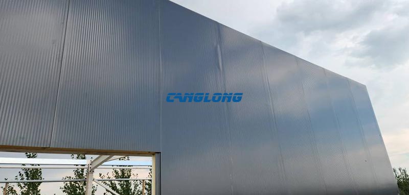 Installation of PU wall panels