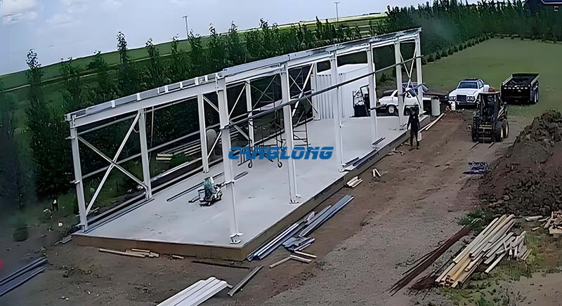 steel structure installation