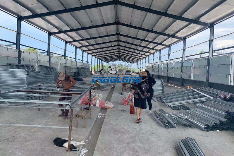 Galvanized Steel Structure Designed for Poultry Environments