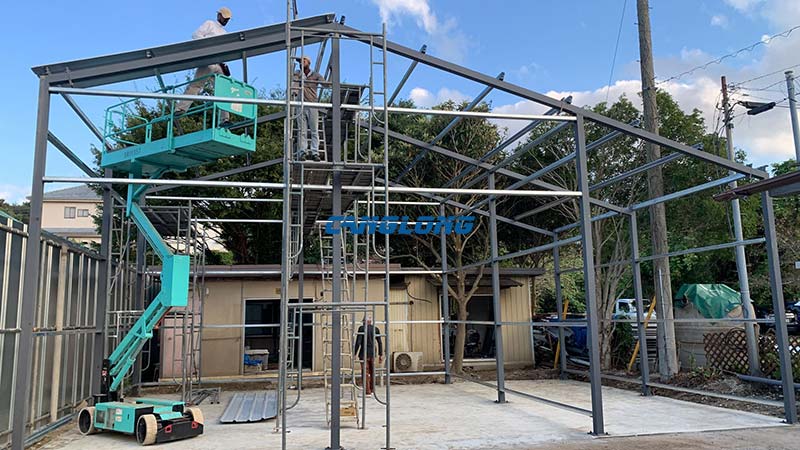 steel structure installation