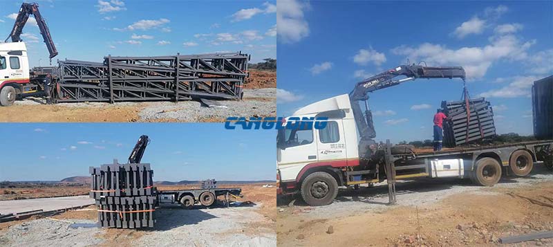 steel structure kits received
