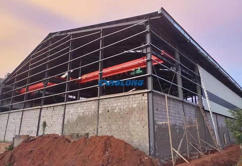 Cameroon Factory With Crane