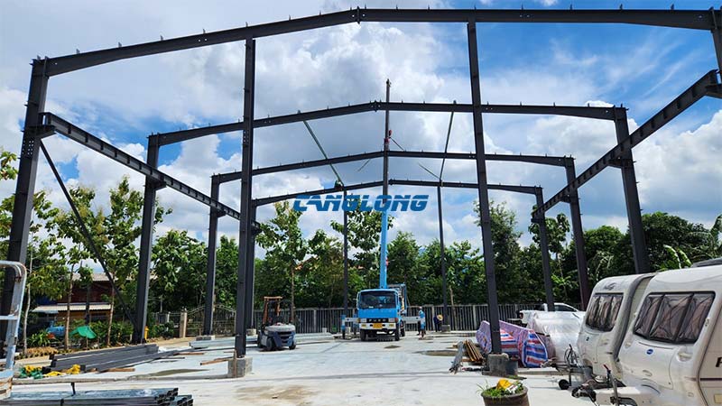 steel structure installation