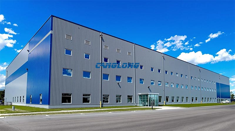 Multi Story Industrial Factory Building