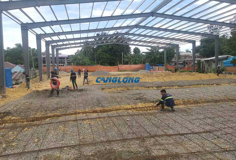 steel structure installation